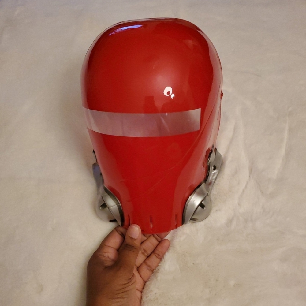 DC Comics Red Hood Helmet Plastic Mask Costume